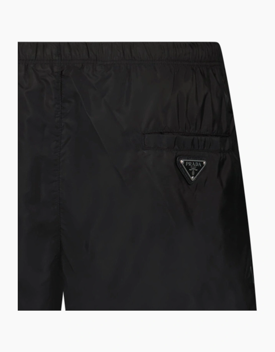 Prada Re-Nylon Swim Shorts in Black