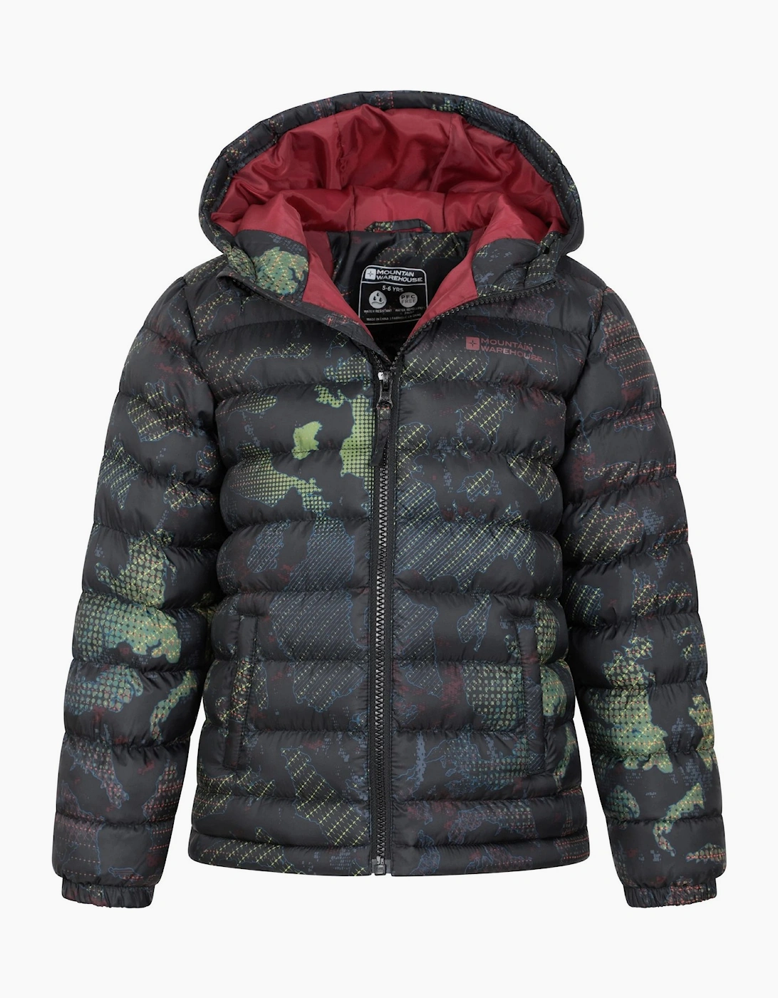 Mountain Warehouse Childrens/Kids Seasons Camouflage Padded Jacket