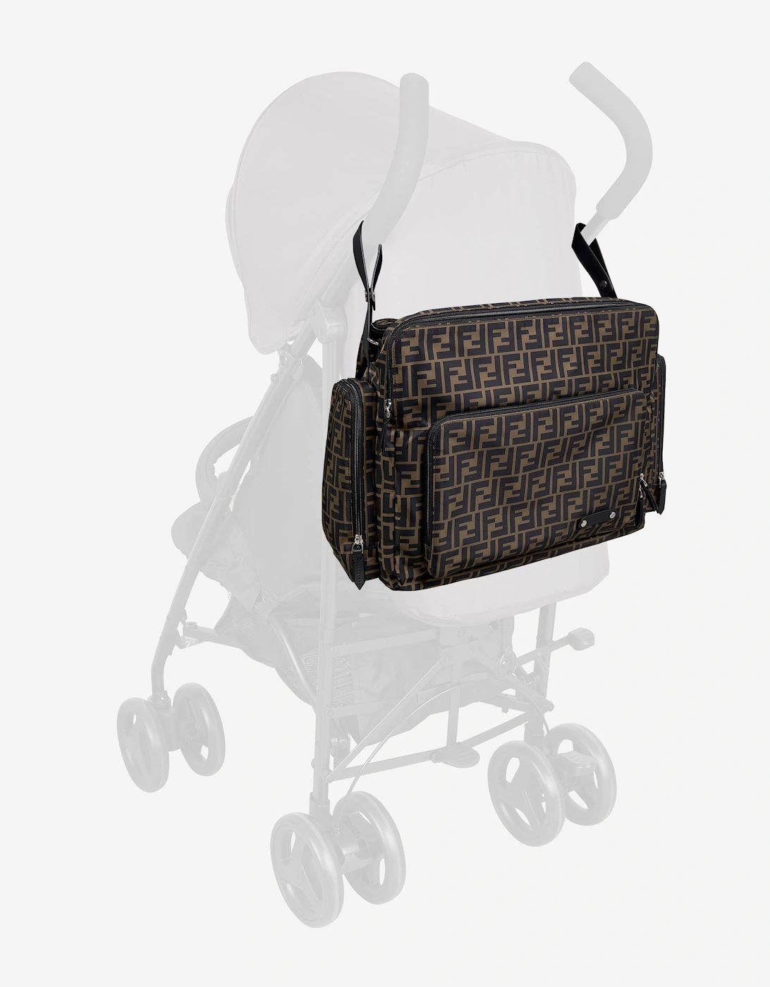 Fendi Baby FF Logo Changing Bag in Brown (50cm)