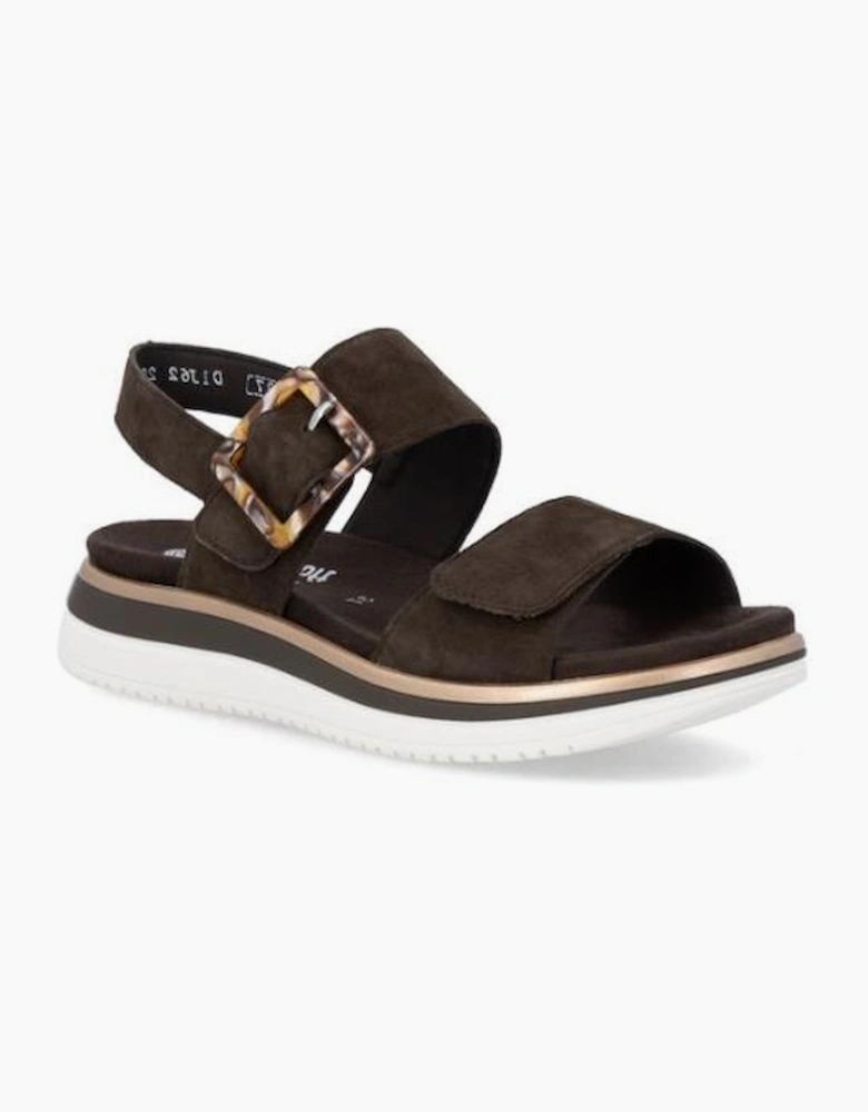 Remonte Ladies sandals D1J62-25 in Brown