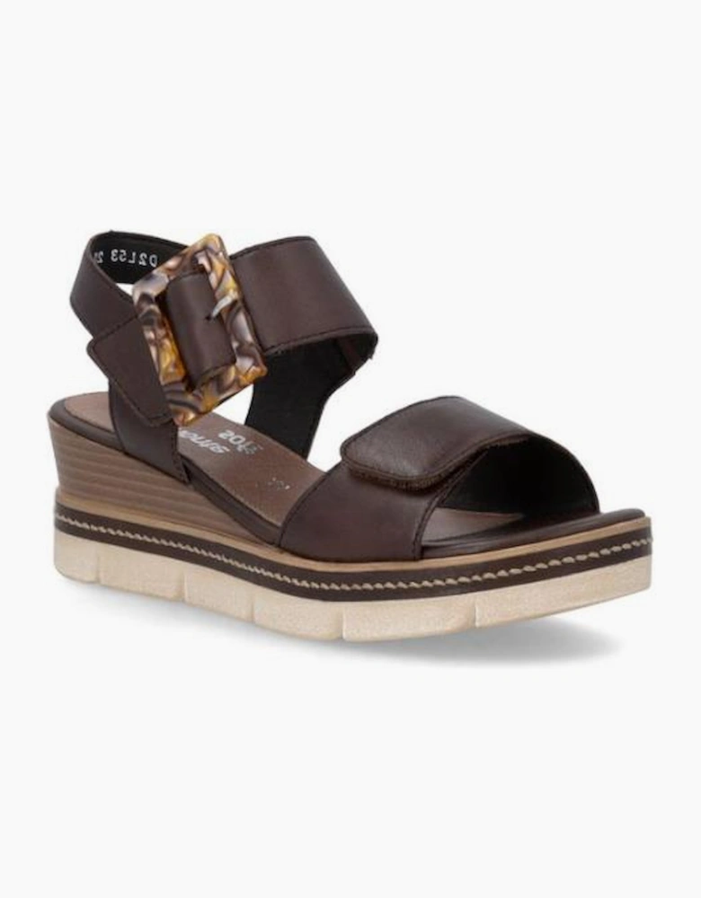 Remonte Ladies sandals D2L53-25 in Brown