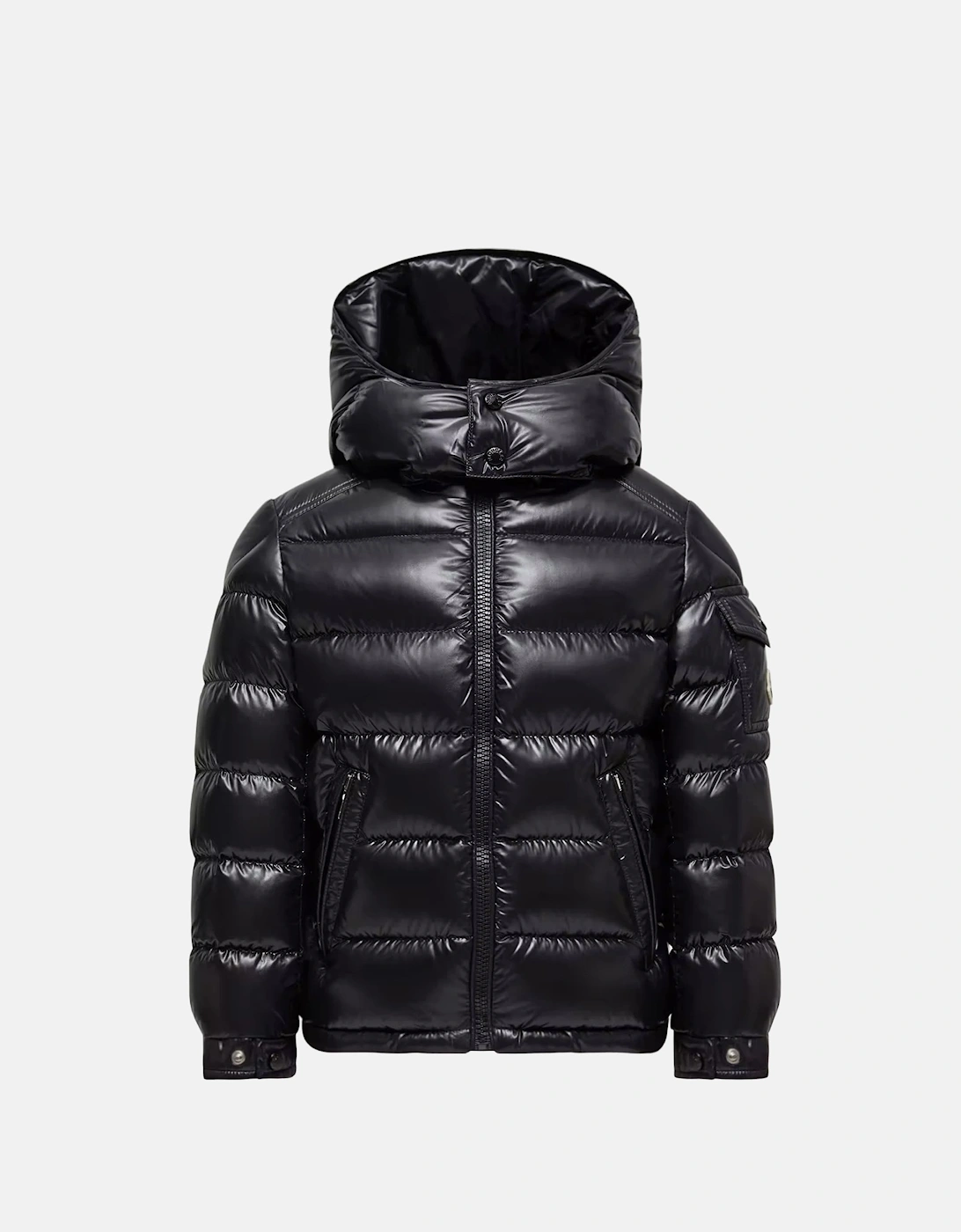 Moncler Unisex Black New Maya Jacket - Size 10Y Kids