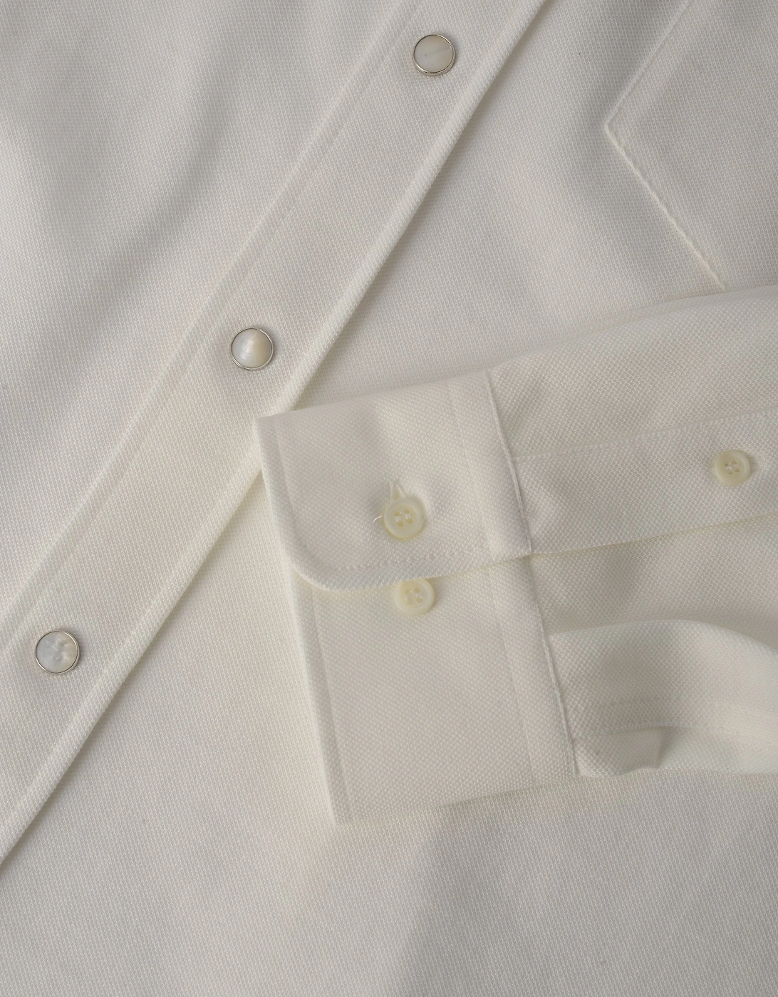 Western Cotton Shirt Cream