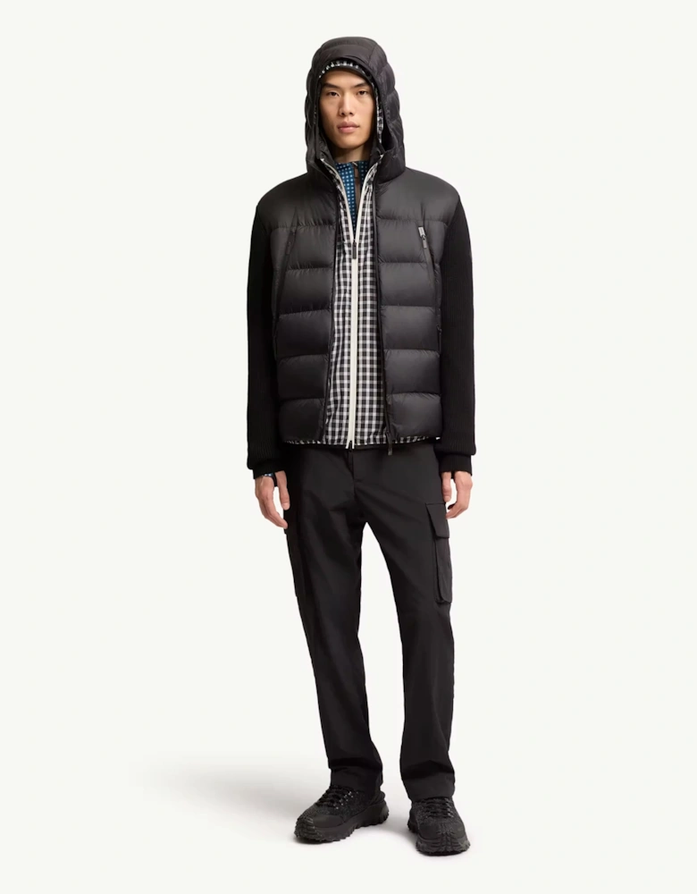 Hybrid Hooded Jacket Black