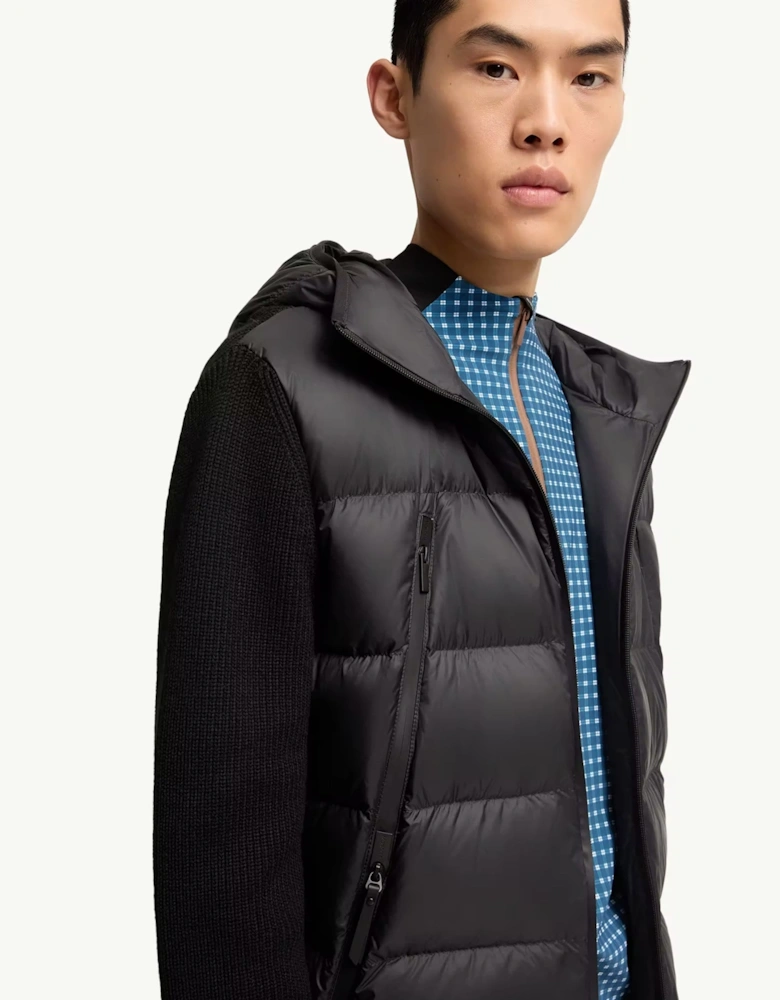 Hybrid Hooded Jacket Black