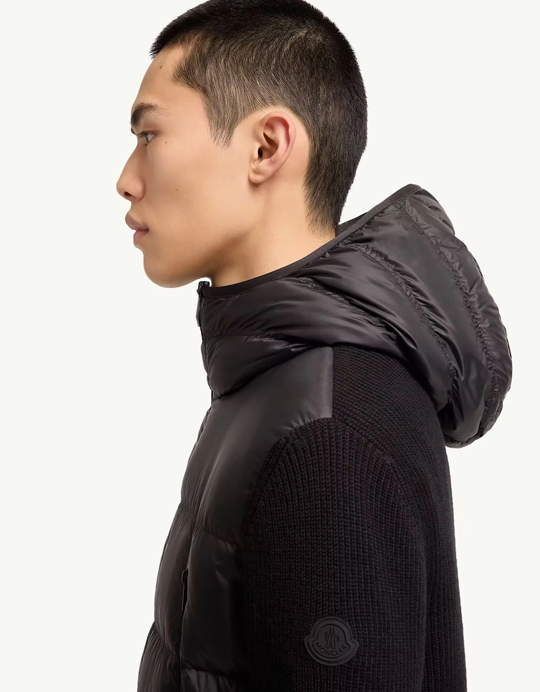 Hybrid Hooded Jacket Black