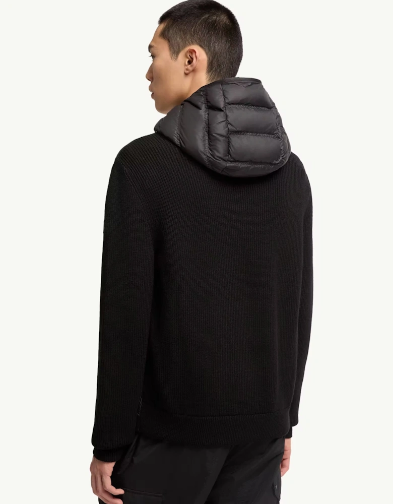 Hybrid Hooded Jacket Black