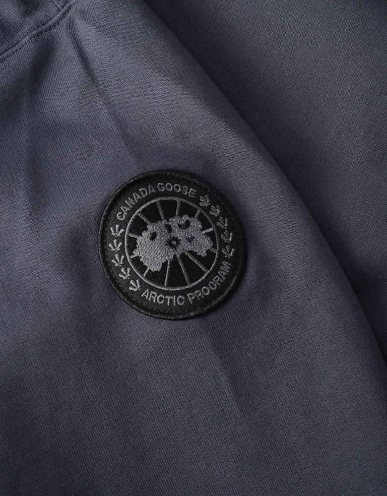Loon Full Zip Hooded Top Blue