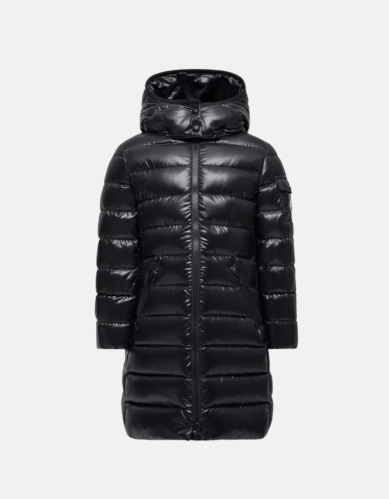 Kids Moka Long Coat Black