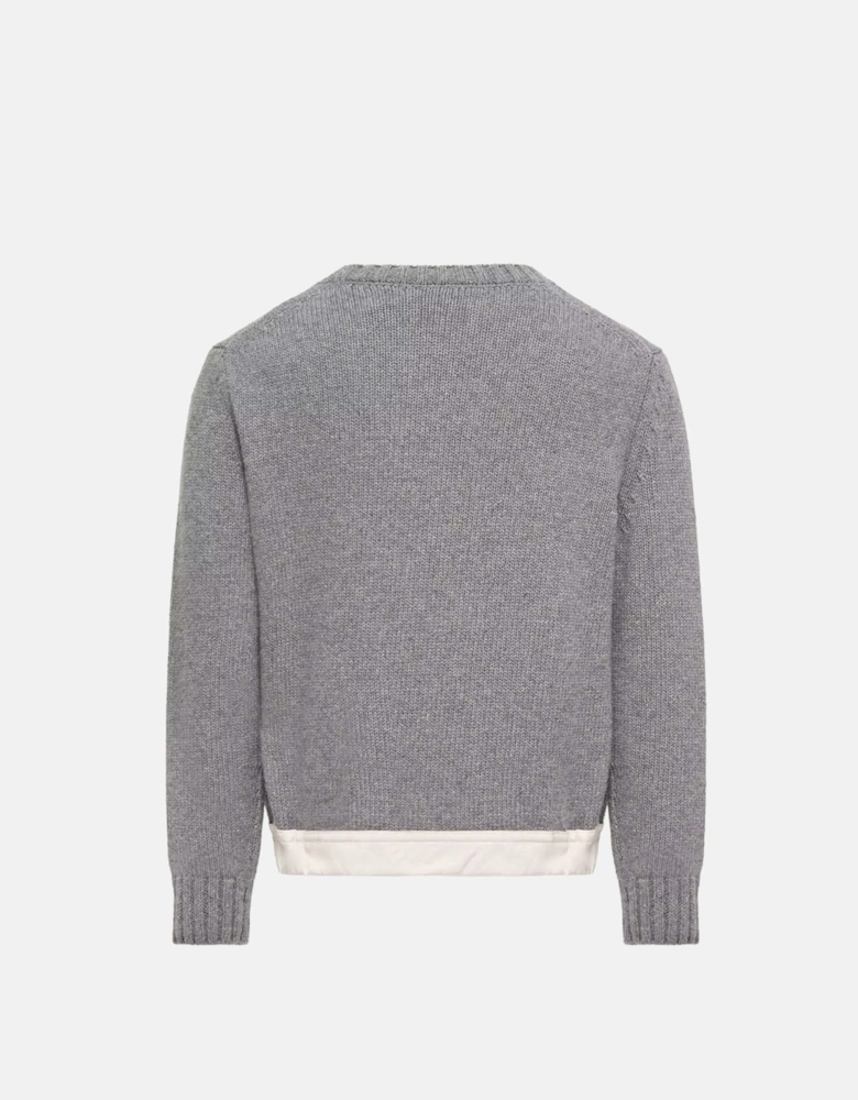 Kids Triple Logo Sweater Grey