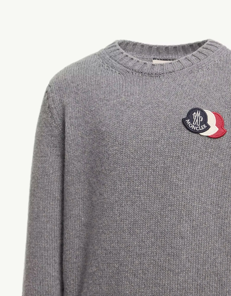 Kids Triple Logo Sweater Grey
