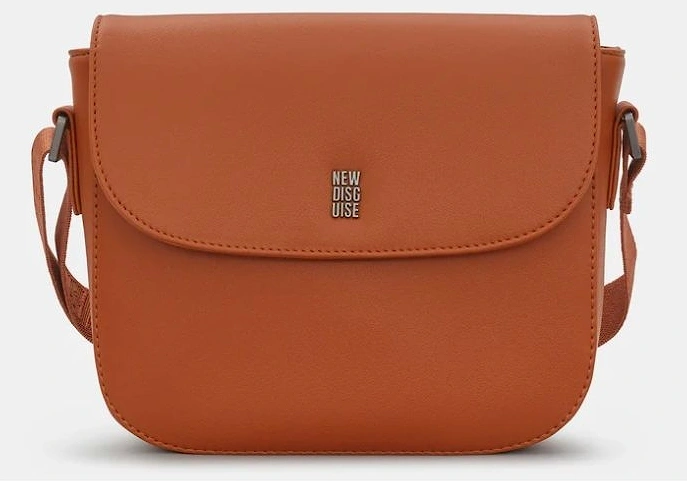 New Disguise Bennett flap over cross body bag in Tan