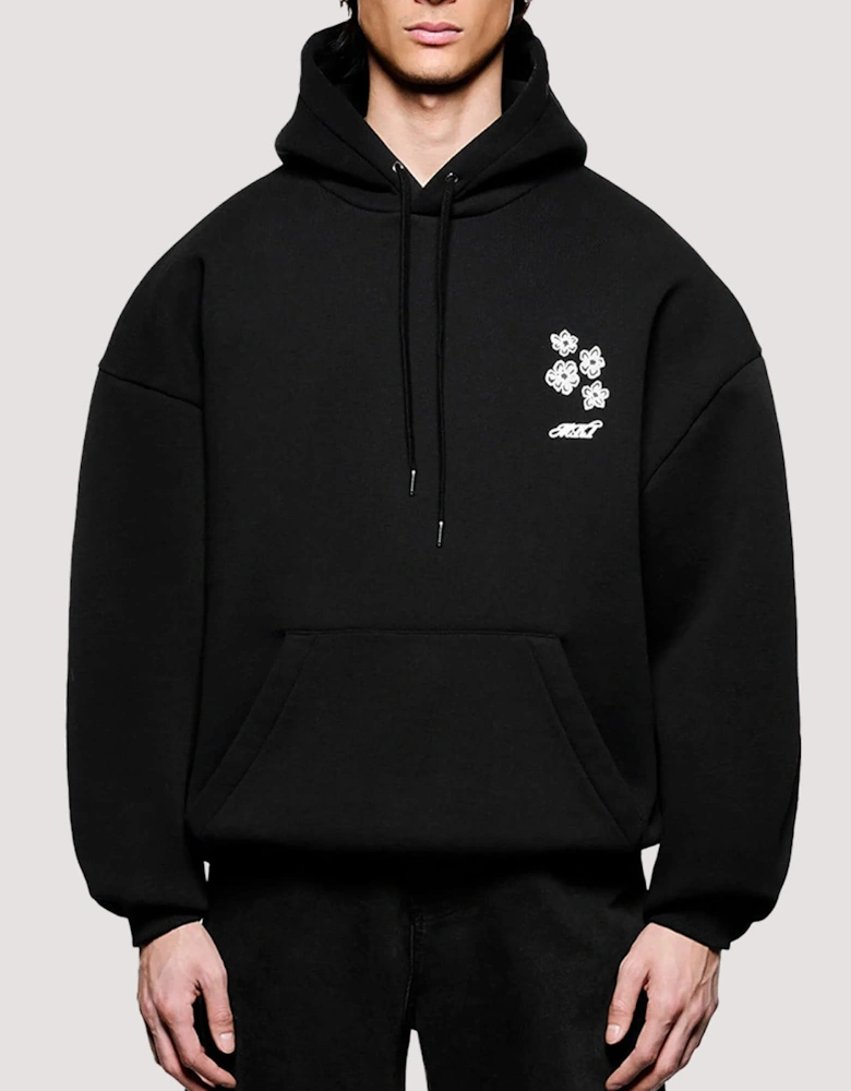 Box Fit Hibiscus Hoodie