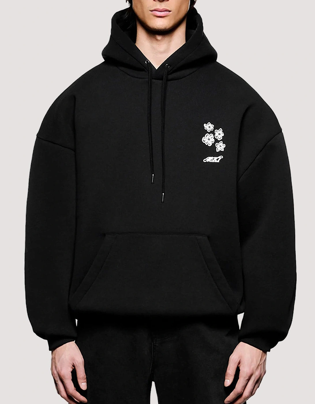 Box Fit Hibiscus Hoodie