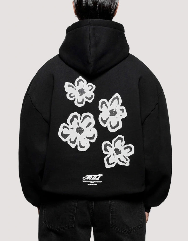 Box Fit Hibiscus Hoodie