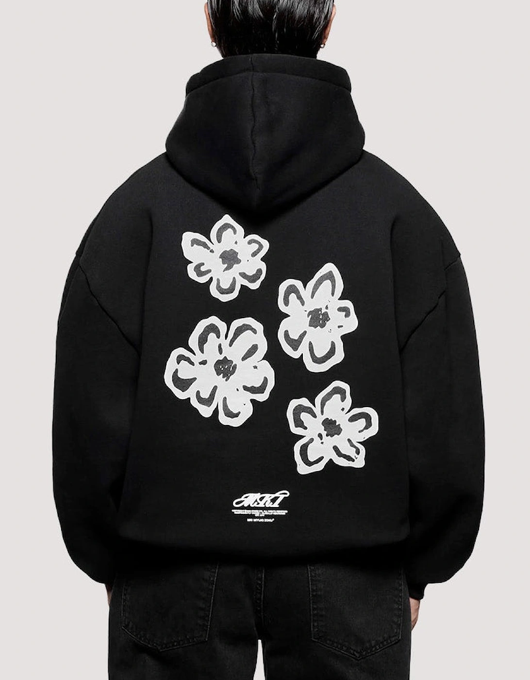Box Fit Hibiscus Hoodie