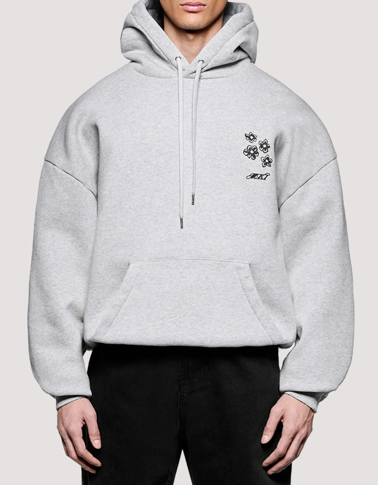 Box Fit Hibiscus Hoodie