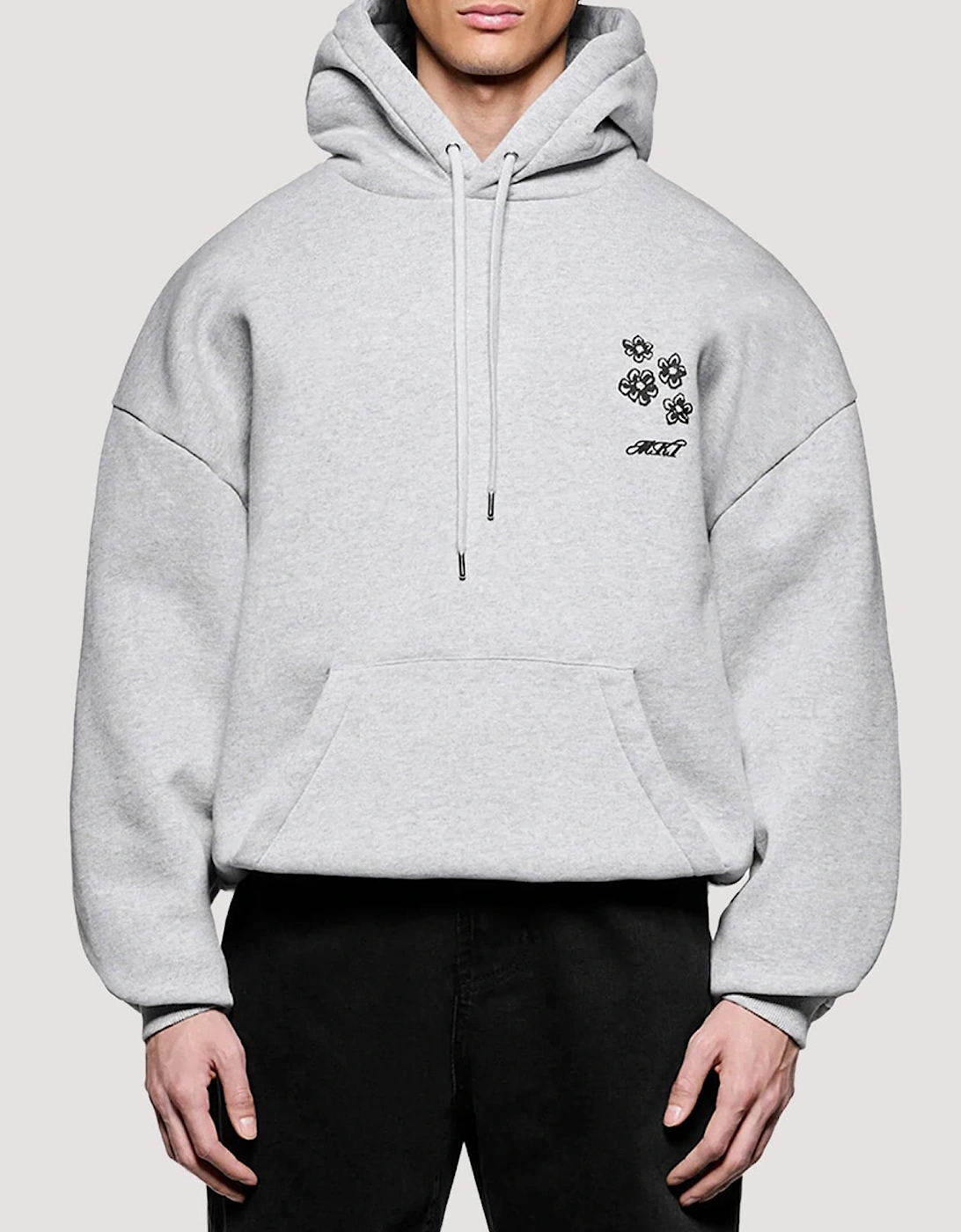 Box Fit Hibiscus Hoodie