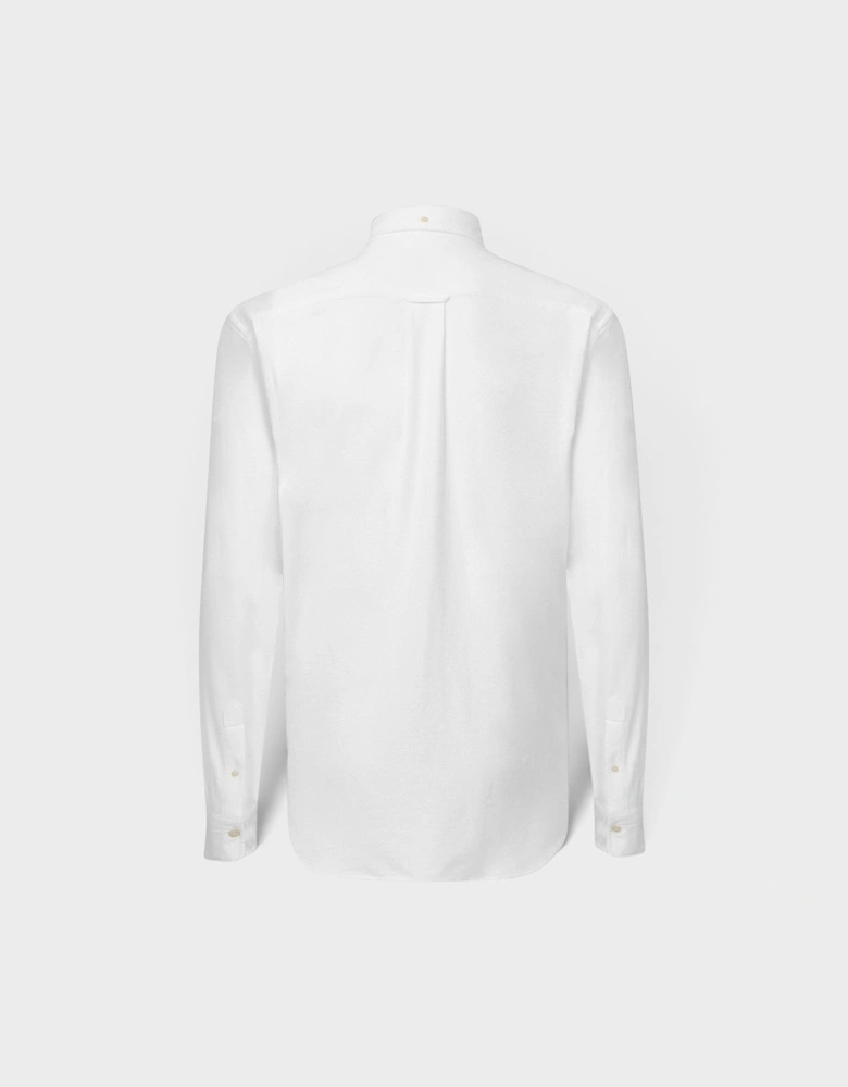 Regular Jersey Pique Shirt White