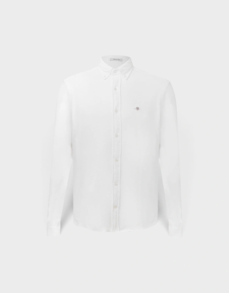 Regular Jersey Pique Shirt White