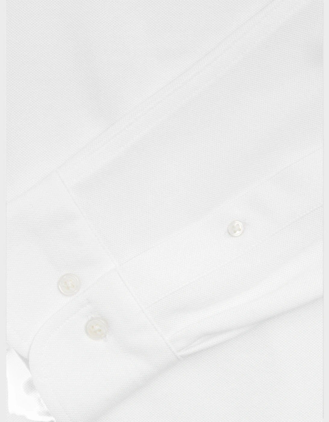 Regular Jersey Pique Shirt White