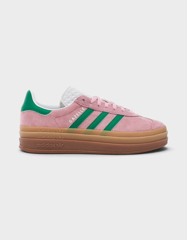 Originals Womens Gazelle Bold True Pink Green Sneakers