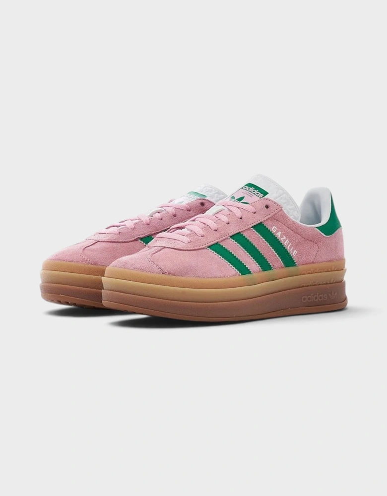 Originals Womens Gazelle Bold True Pink Green Sneakers