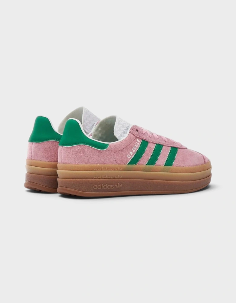 Originals Womens Gazelle Bold True Pink Green Sneakers
