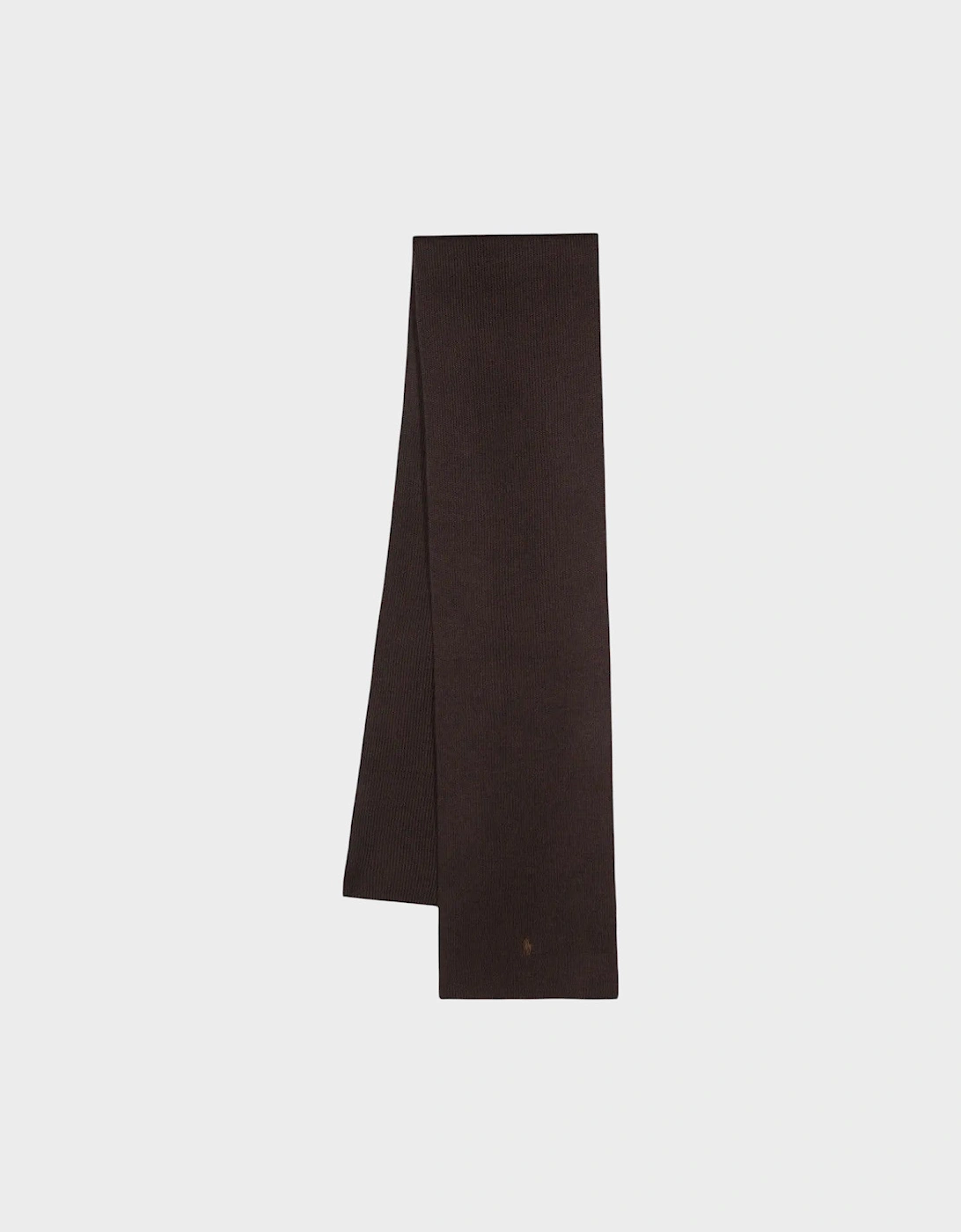 Polo Pony Wool Scarf Brown