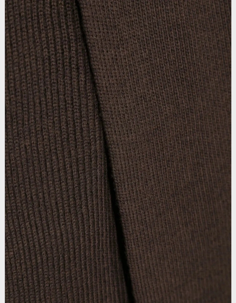 Polo Pony Wool Scarf Brown