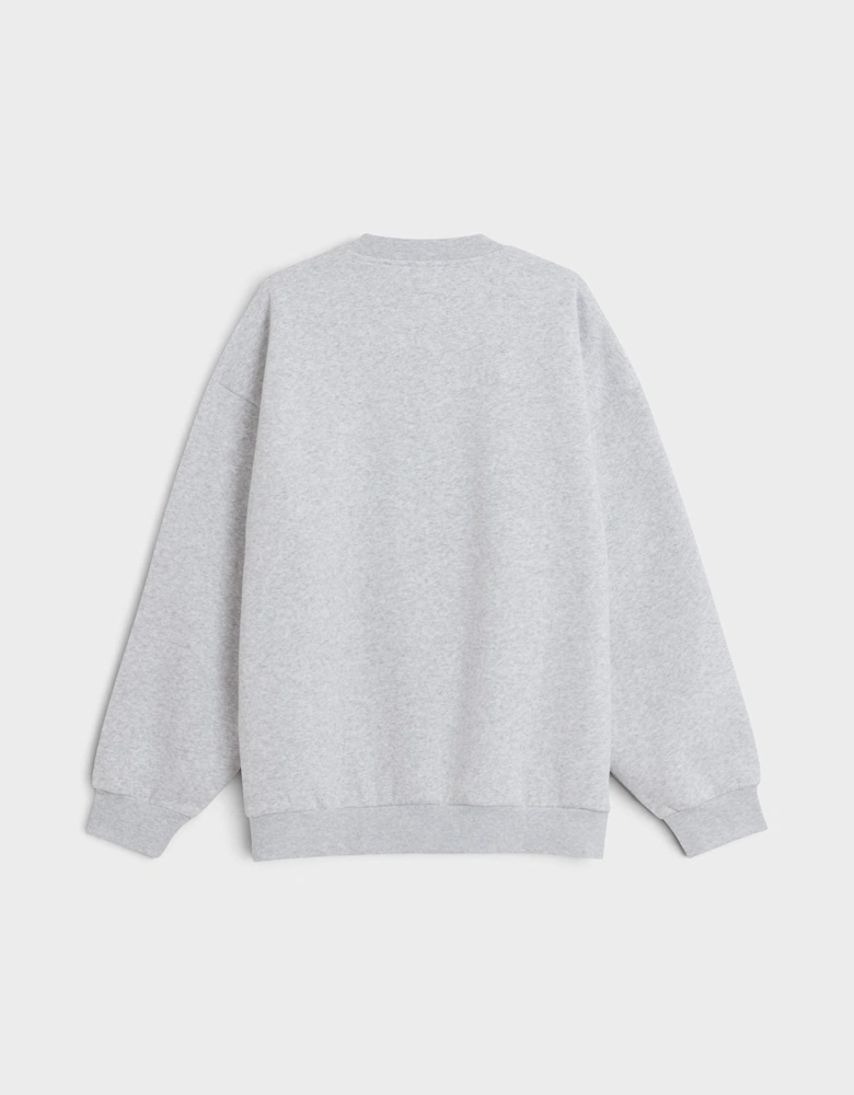 Oasis Tour Oversized Crew Sweatshirt Grey
