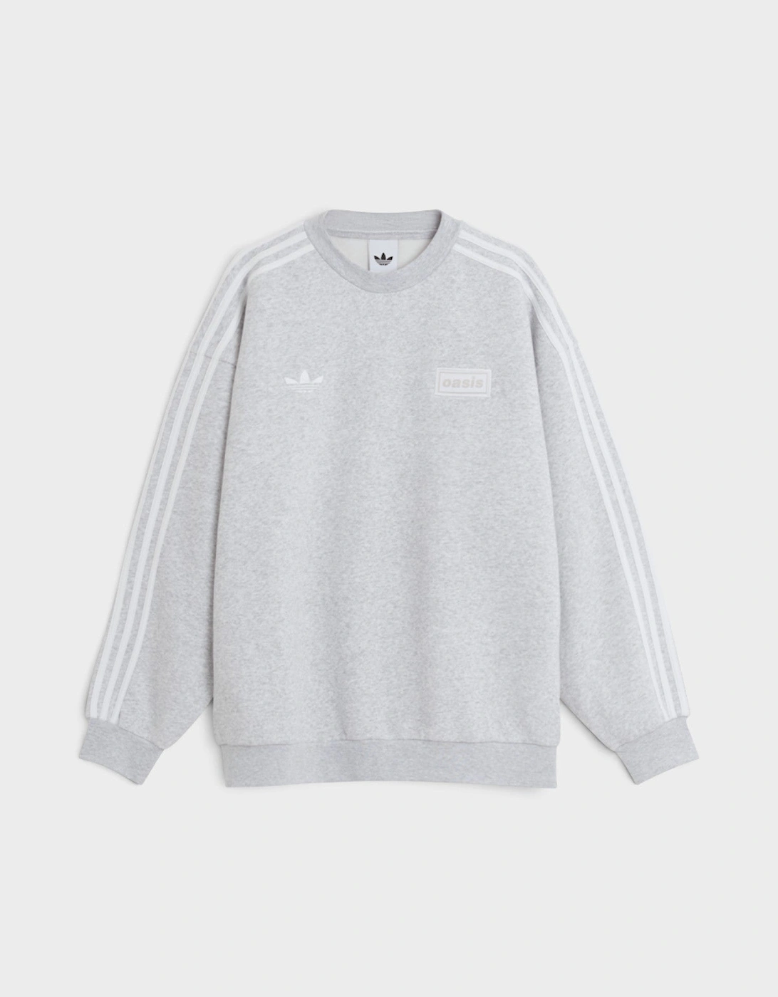 Oasis Tour Oversized Crew Sweatshirt Grey
