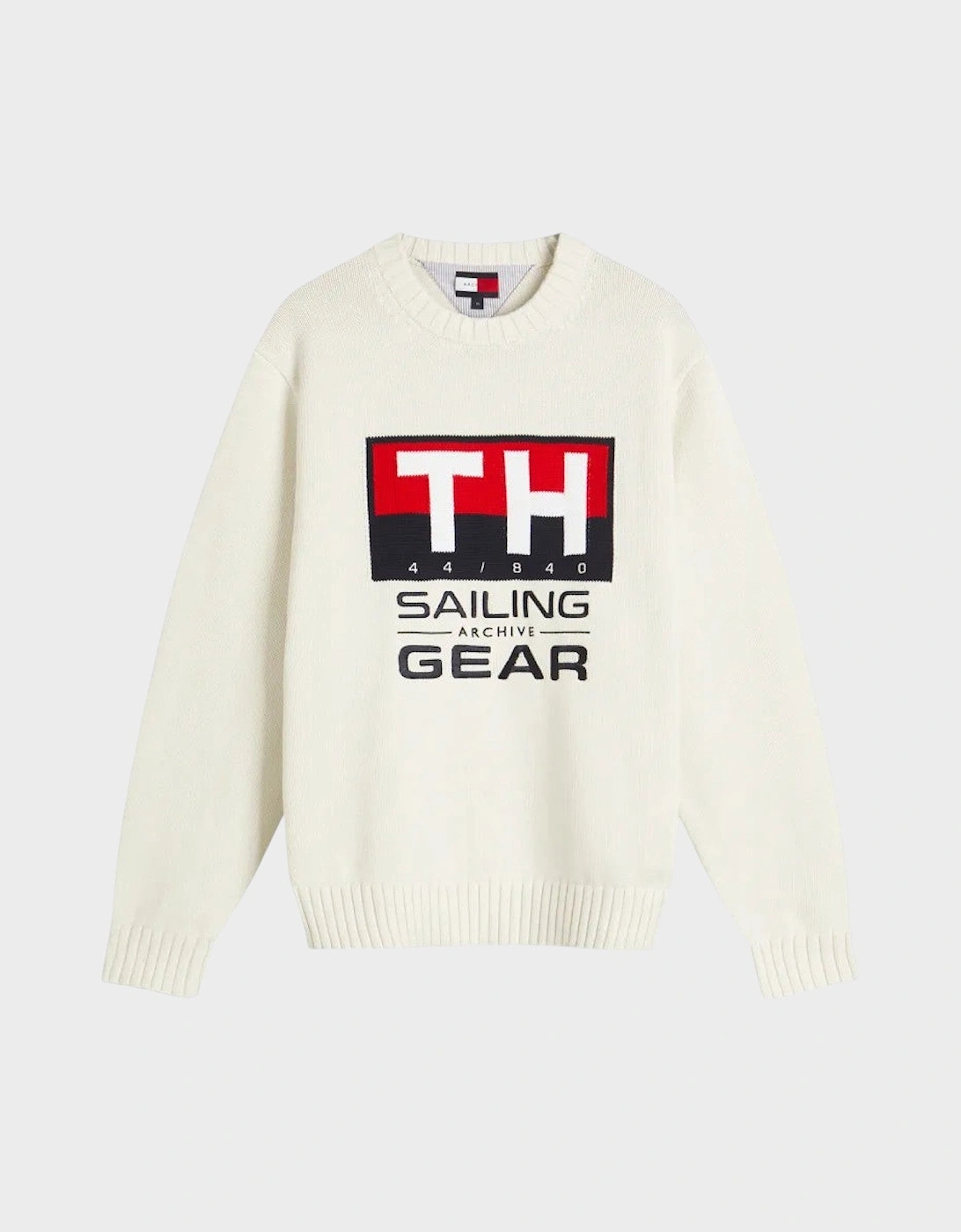 Gi Sailing Crewneck Knit Sweater White