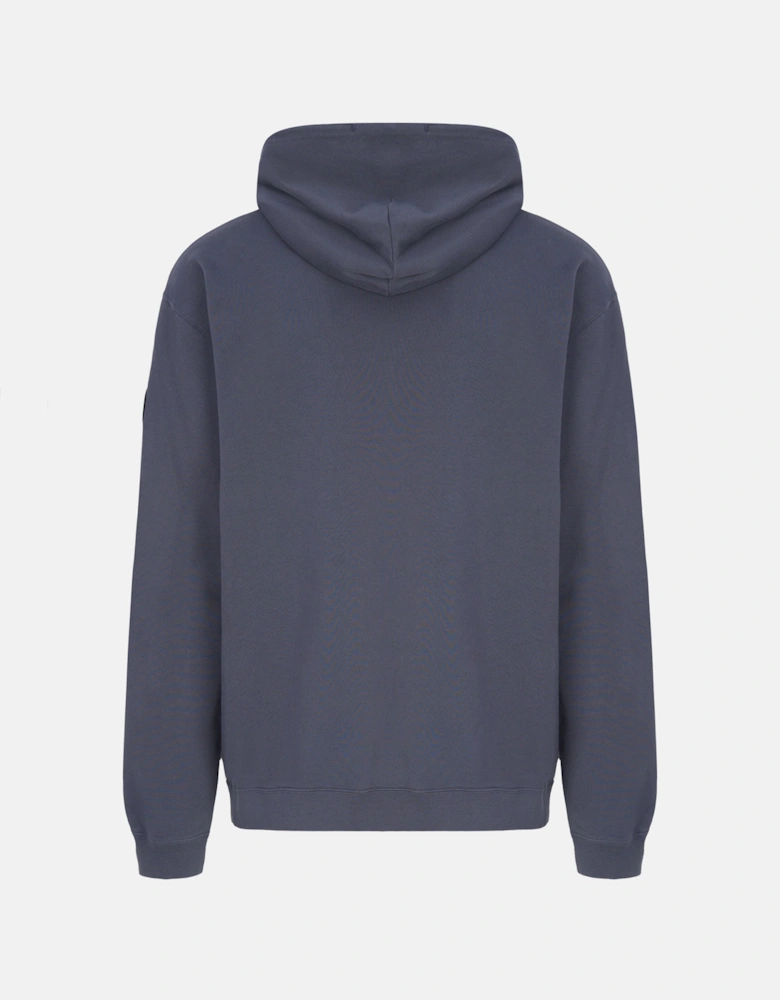 Loon Full Zip Hooded Top Blue