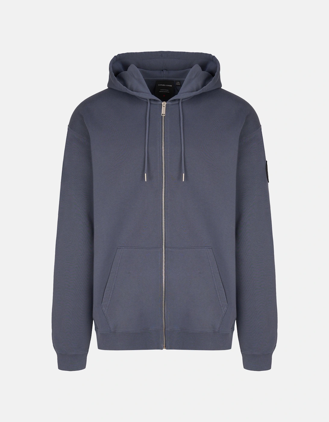 Loon Full Zip Hooded Top Blue