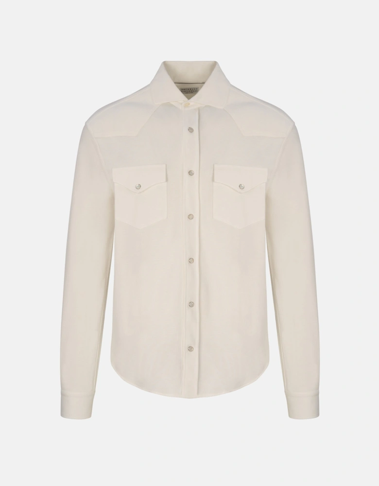 Western Cotton Shirt Cream