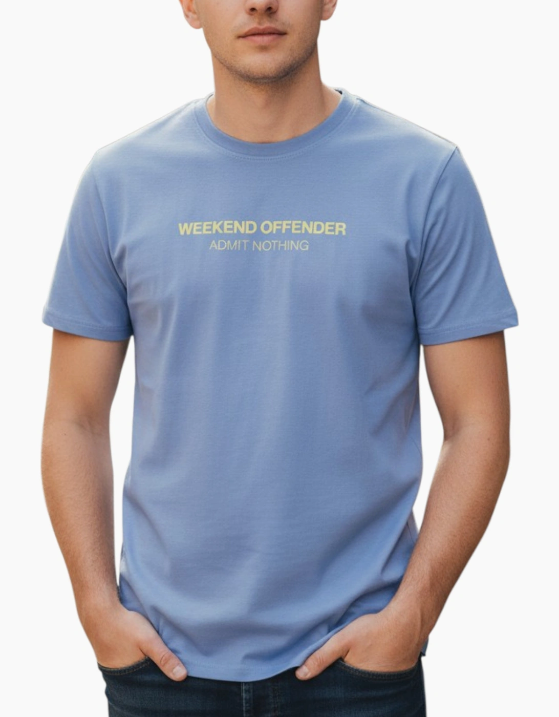 Weekend Offender Mens T Shirts Steinbeck Crew Neck Tee