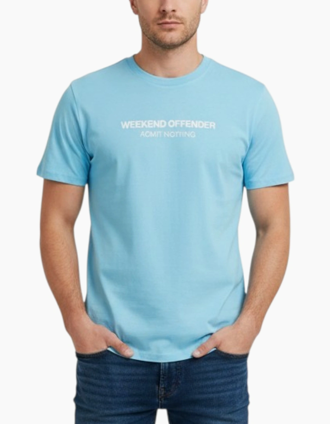Weekend Offender Mens T Shirts Steinbeck Crew Neck Tee
