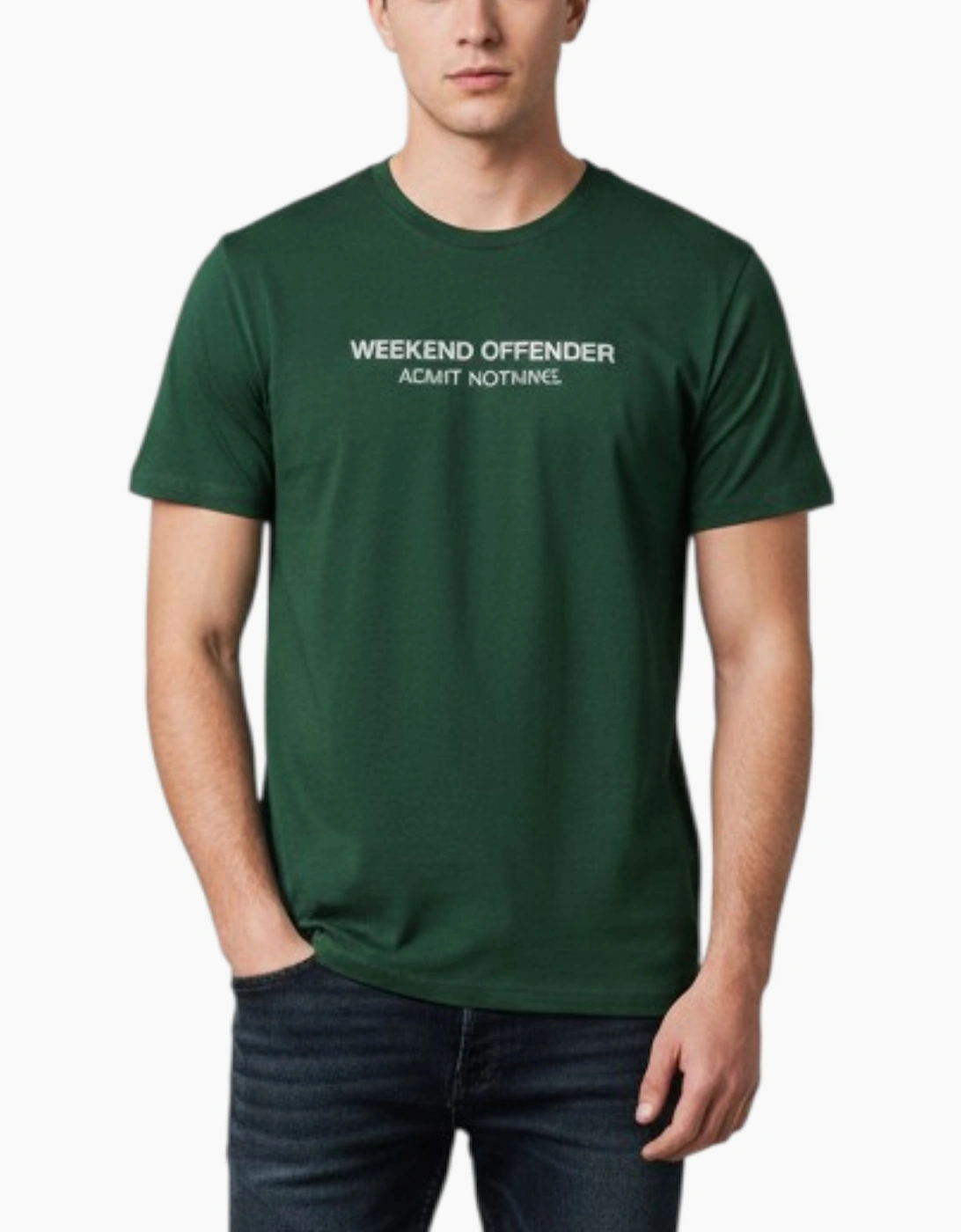 Weekend Offender Mens T Shirts Steinbeck Crew Neck Tee