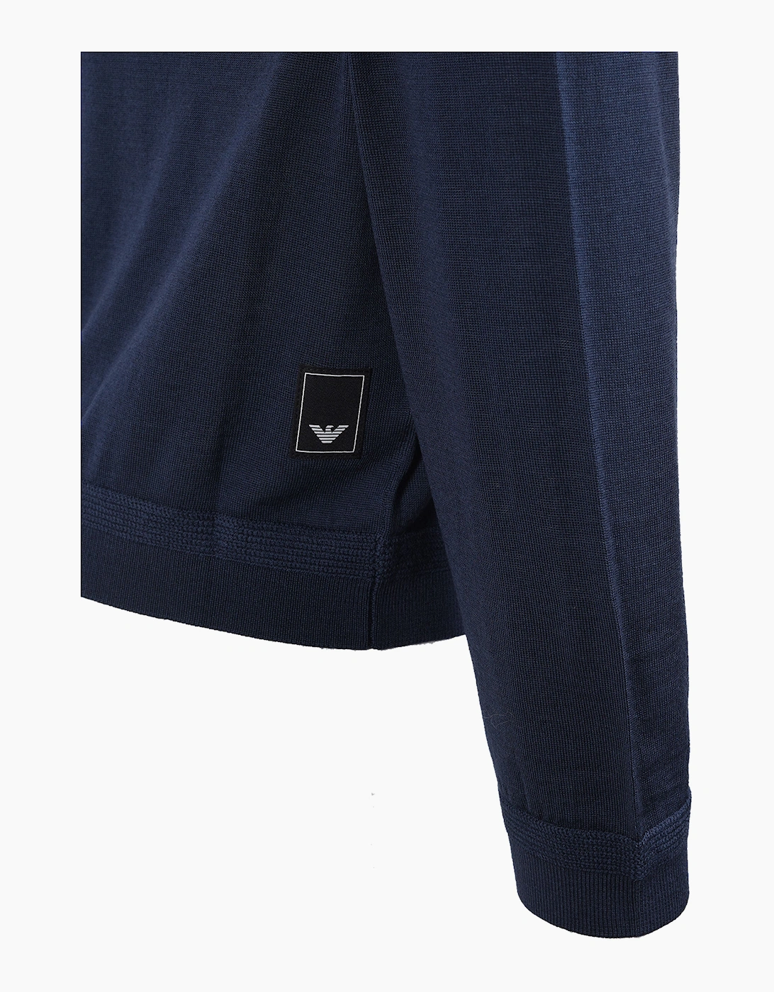 EMPORIO ARMANI ESSENTIAL POLO SWEATSHIRT PERSIAN BLUE