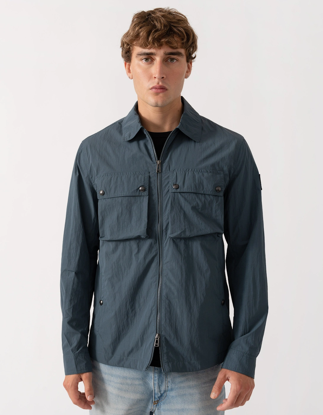 Belstaff Mens Tourer Overshirt - Petrol