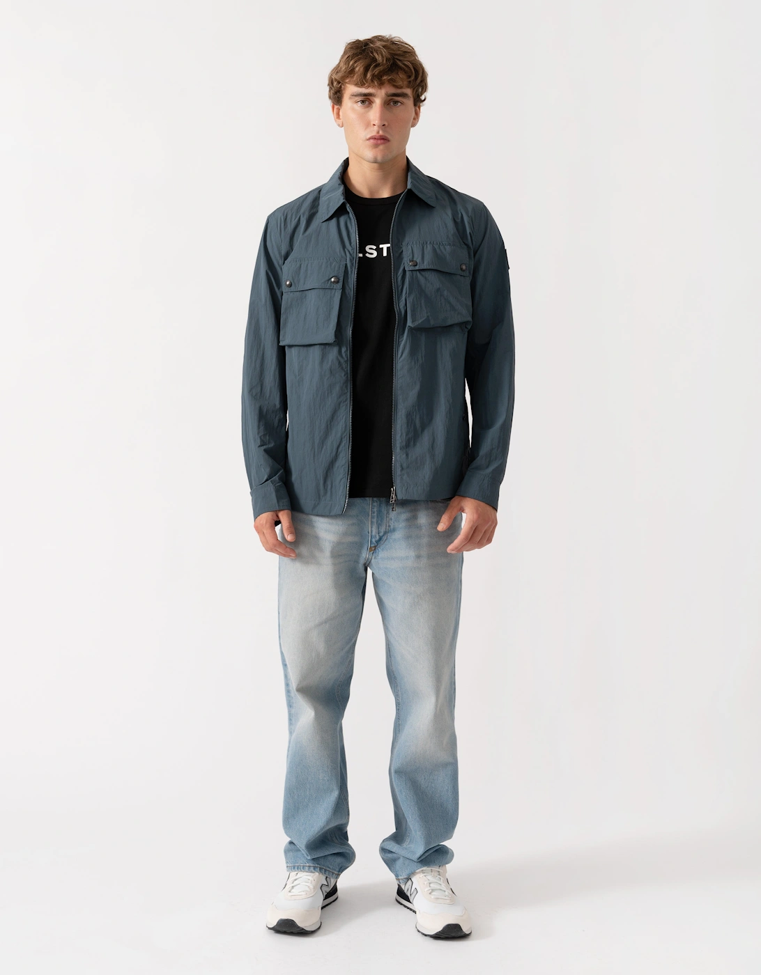 Belstaff Mens Tourer Overshirt - Petrol