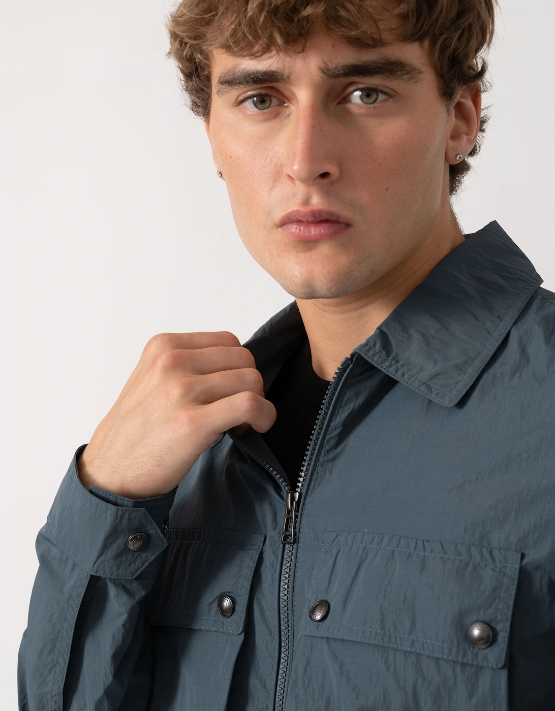 Belstaff Mens Tourer Overshirt - Petrol