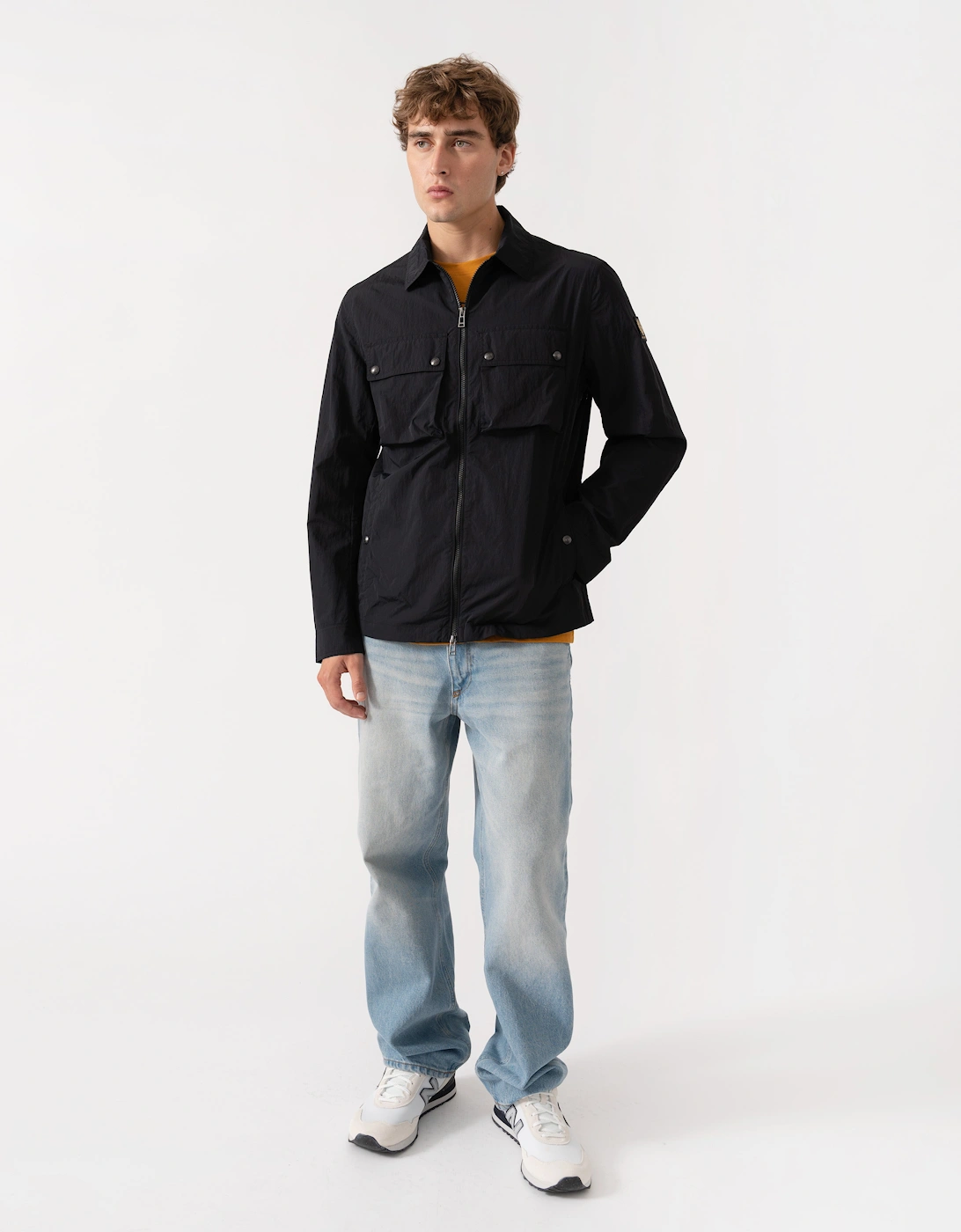 Belstaff Mens Tourer Overshirt - Black