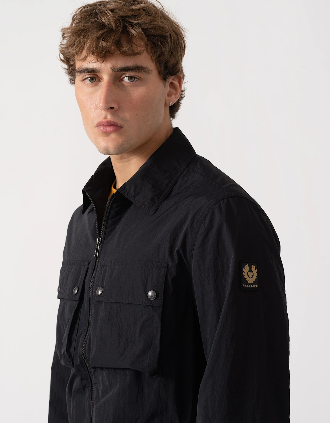 Belstaff Mens Tourer Overshirt - Black