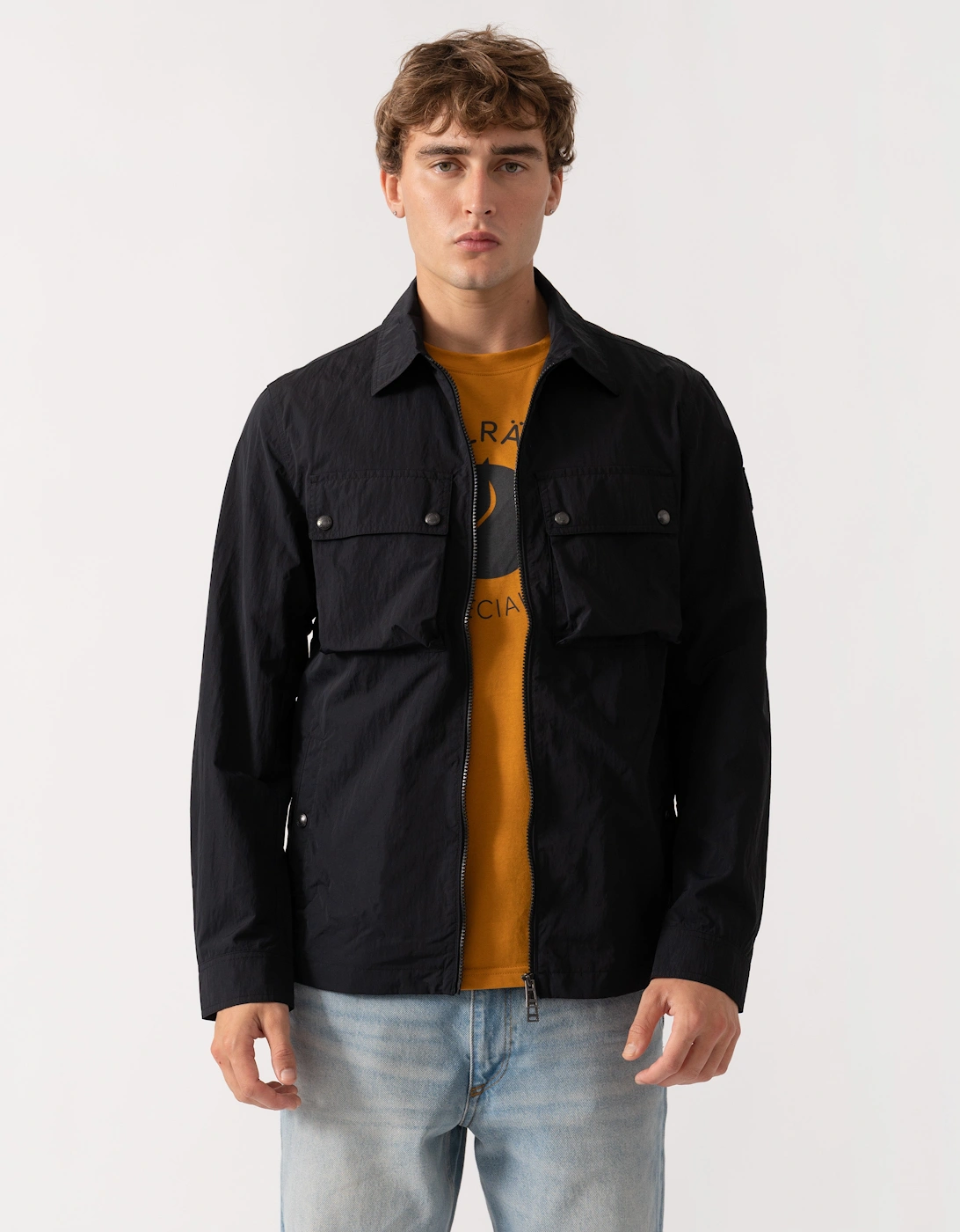 Belstaff Mens Tourer Overshirt - Black