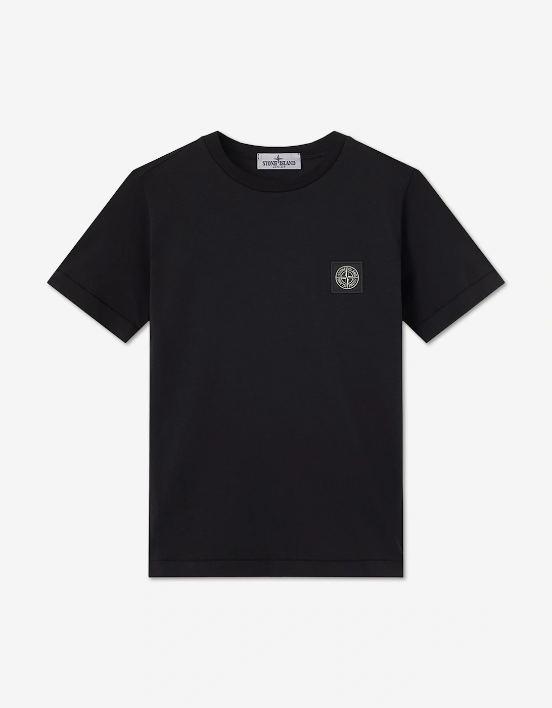 Stone Island Boys 30/1 Cotton Jersey T-Shirt in Black