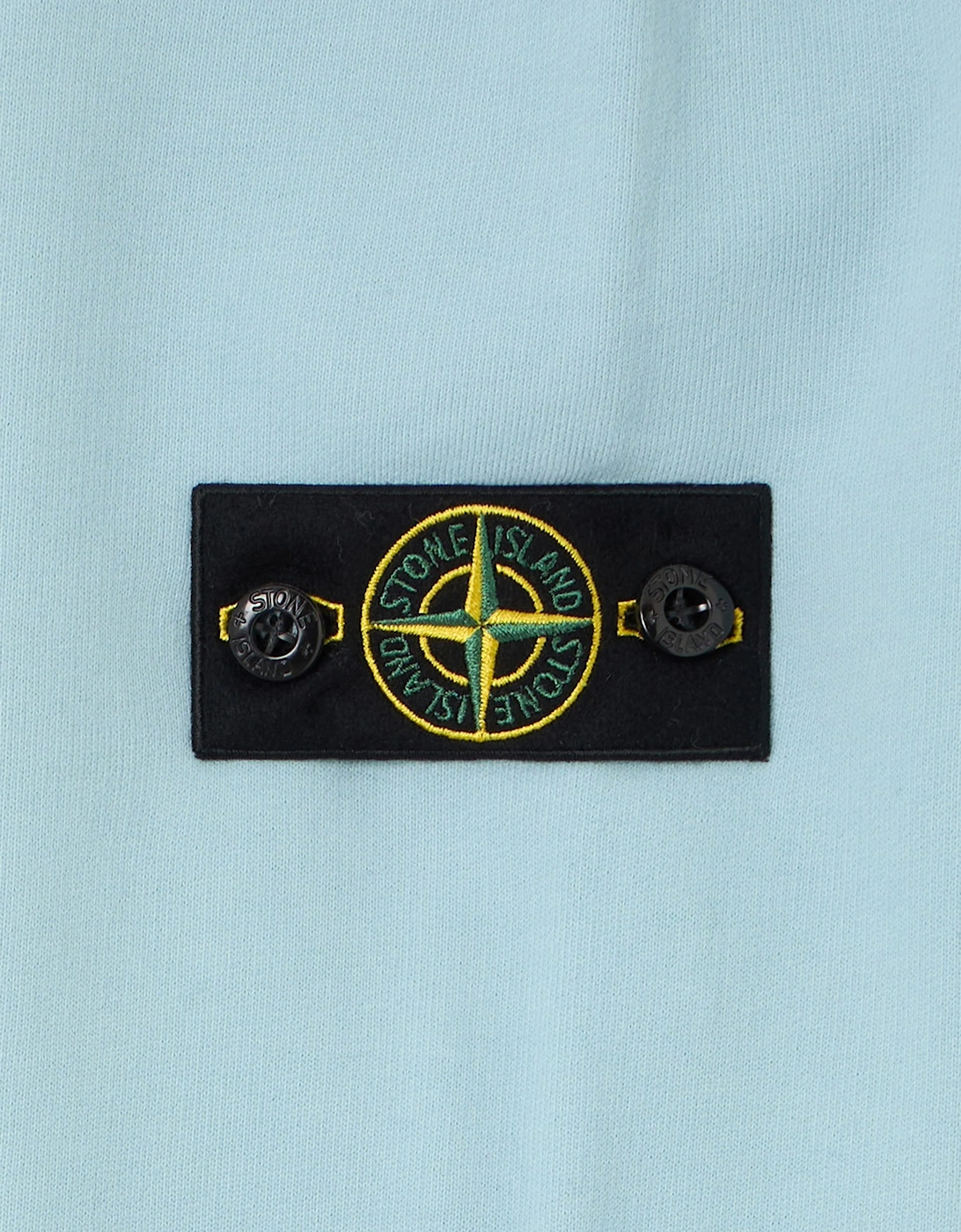 Stone Island Boys Brushed Cotton Fleece Sweatshirt in Blue