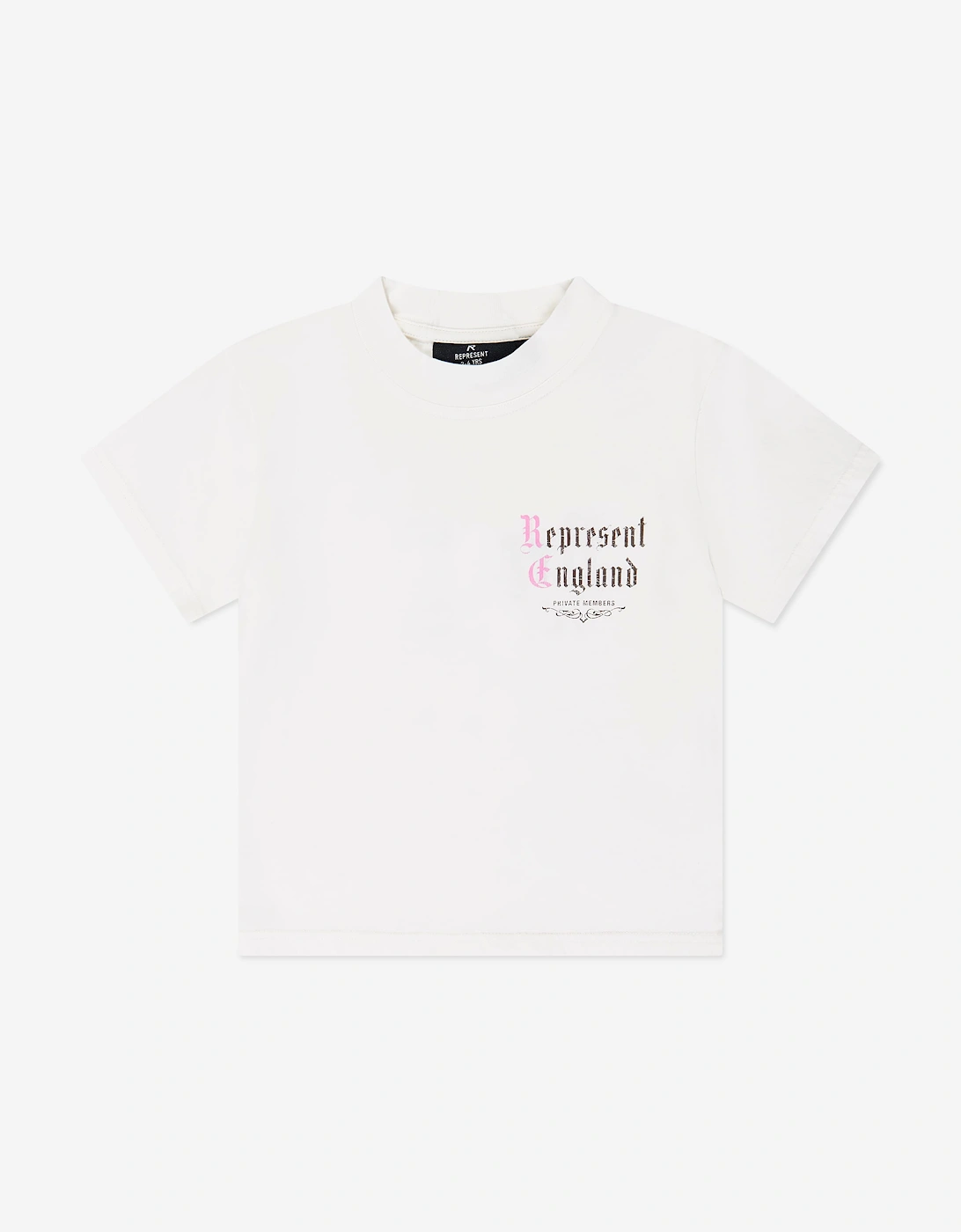 Represent Girls Cream Mini Private Members T-Shirt  Ivory - Size 18-24 Months/12-18 Months/2 Years Kids