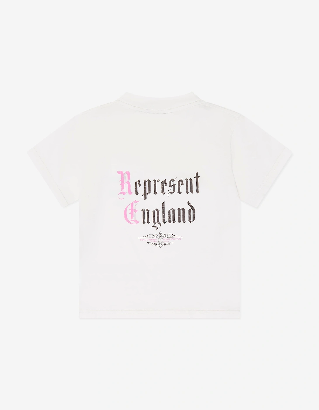 REPRESENT Kids Mini Private Members T-Shirt in Ivory